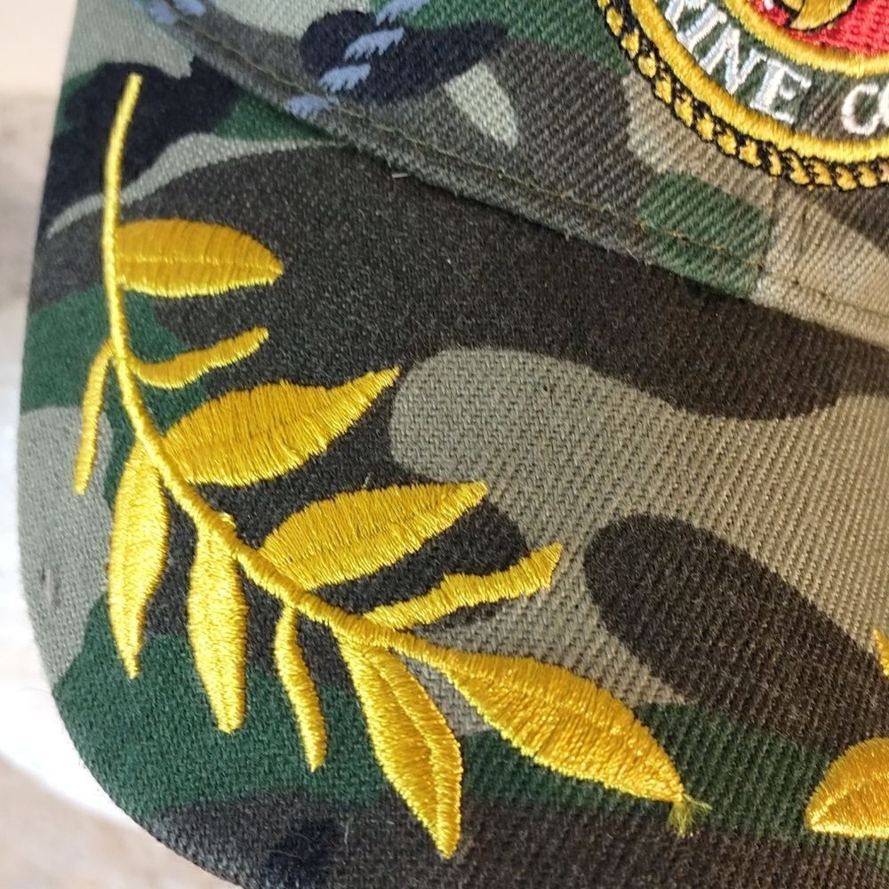 US Marine Corps Camo Cap - Picture 6 of 8